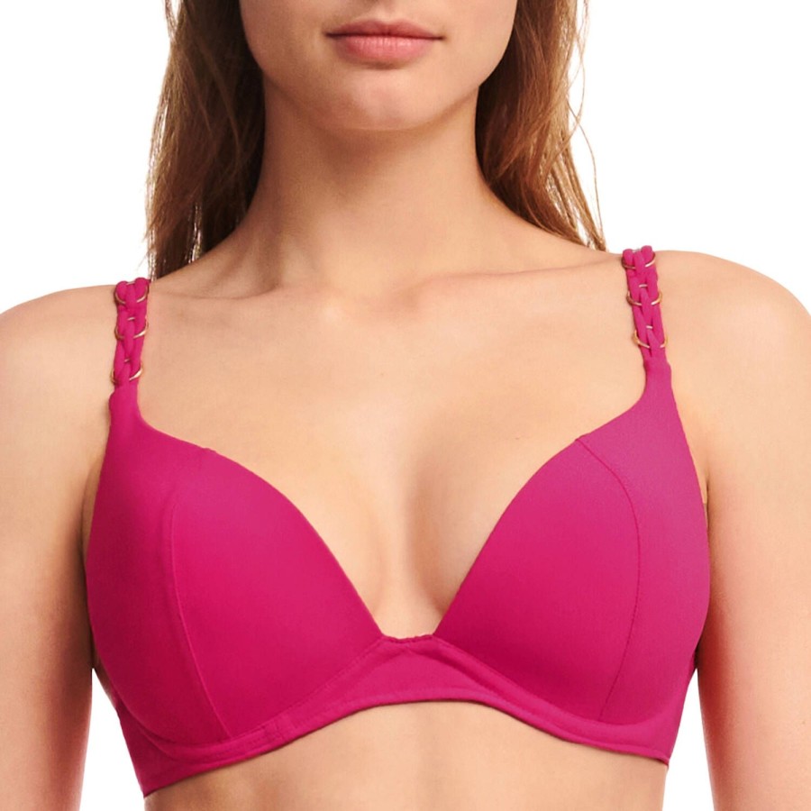 Maillots De Bain Chantelle Push-Up | Haut De Maillot De Bain Push-Up Cybele Pink