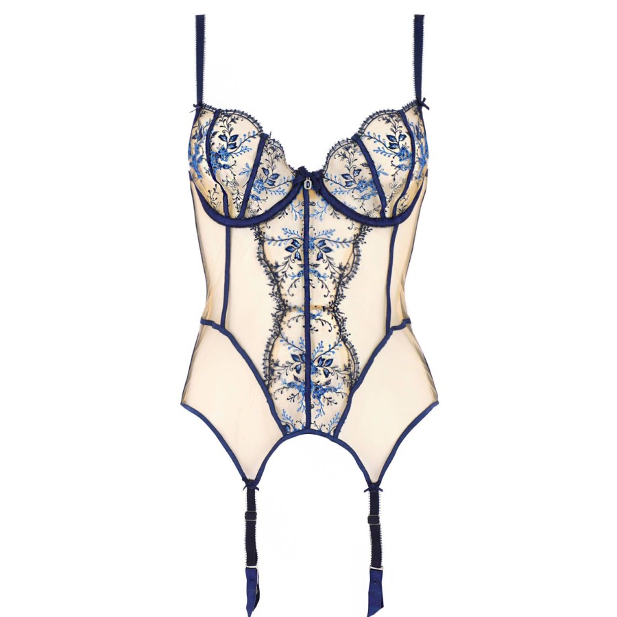 Lingerie Dita Von Teese | Guepiere Queen'S Blue