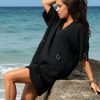 Maillots De Bain Lise Charmel Tunique De Plage & Pareo | Caftan De Plage Noir