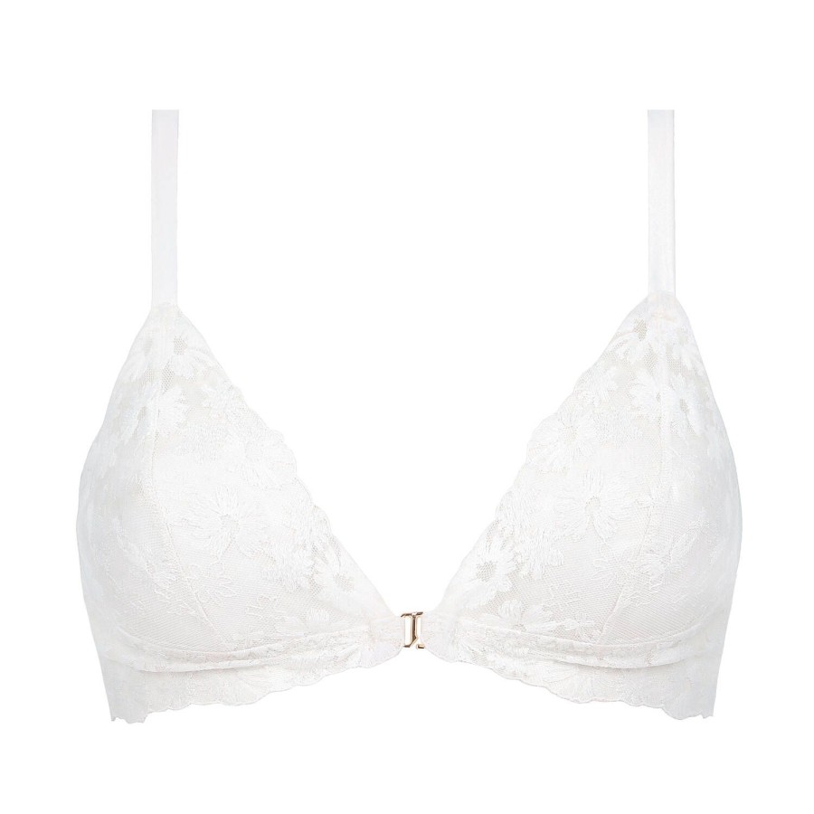 Soutiens-Gorge Fleur of England | Soutien-Gorge Triangle Ouverture Frontale Ivory