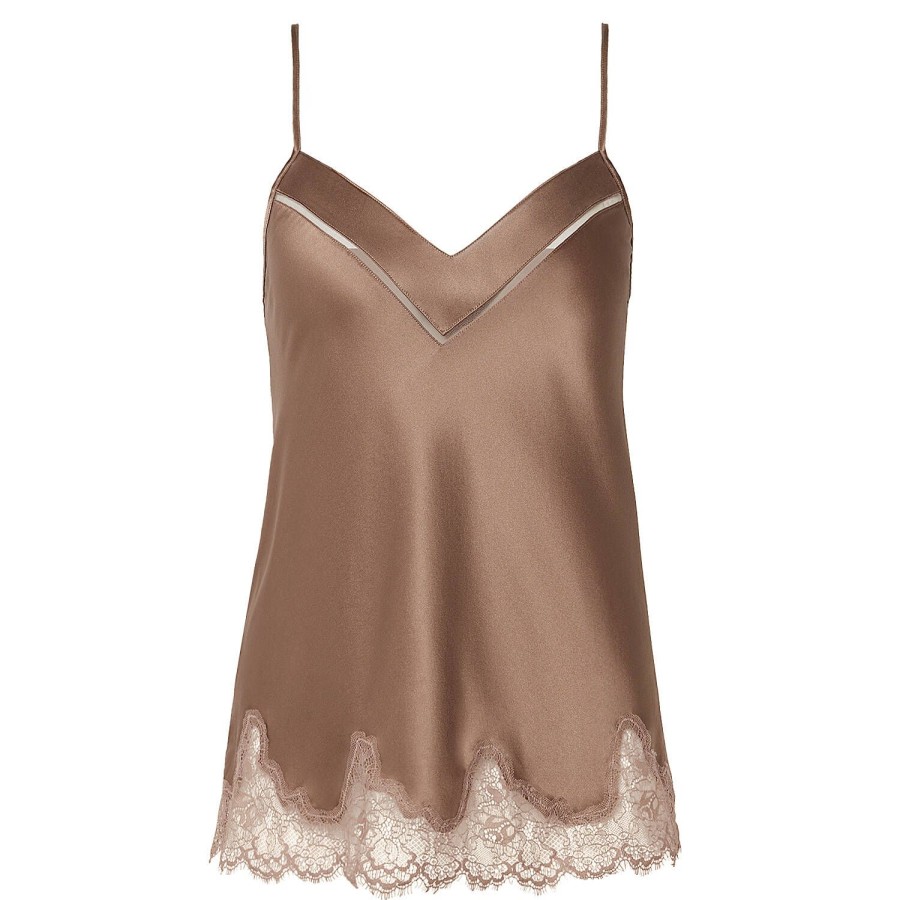 Lingerie De Nuit Simone Pérèle | Caraco De Pyjama En Soie Macchiato