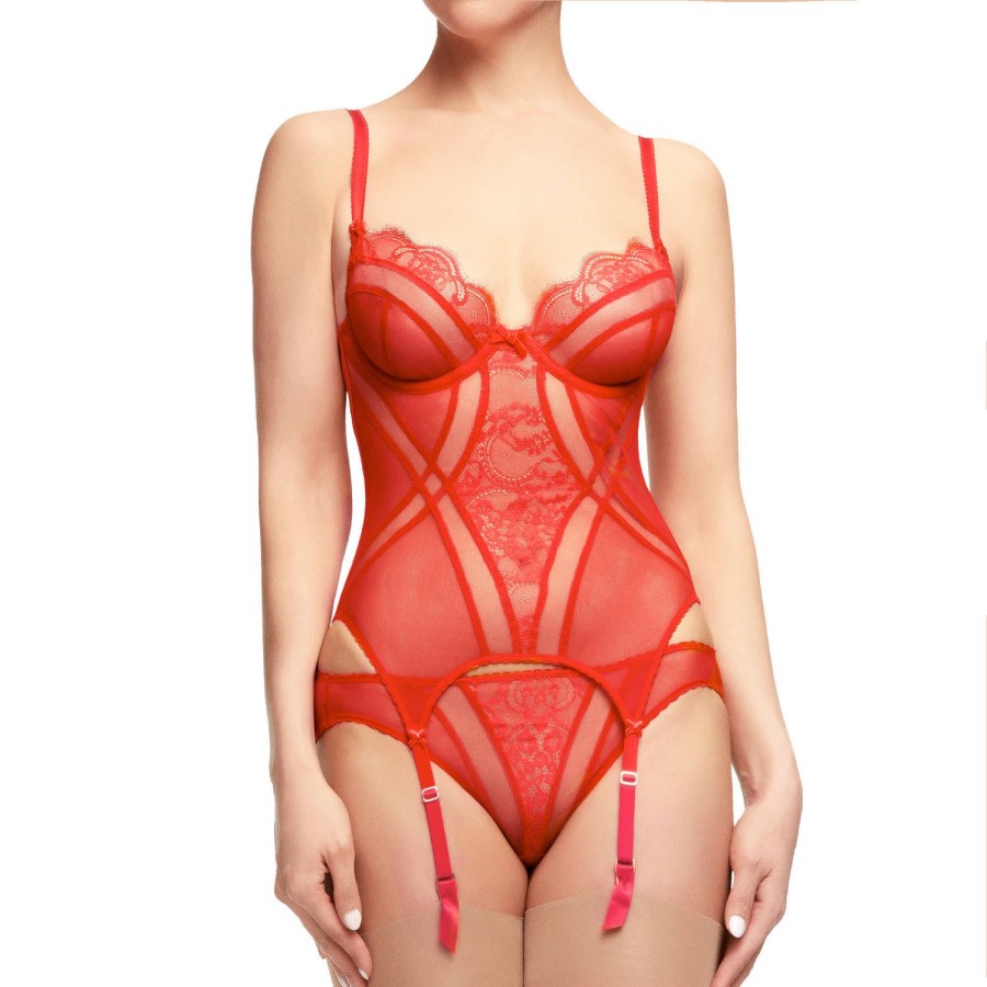 Lingerie Dita Von Teese | Guepiere Vermillon