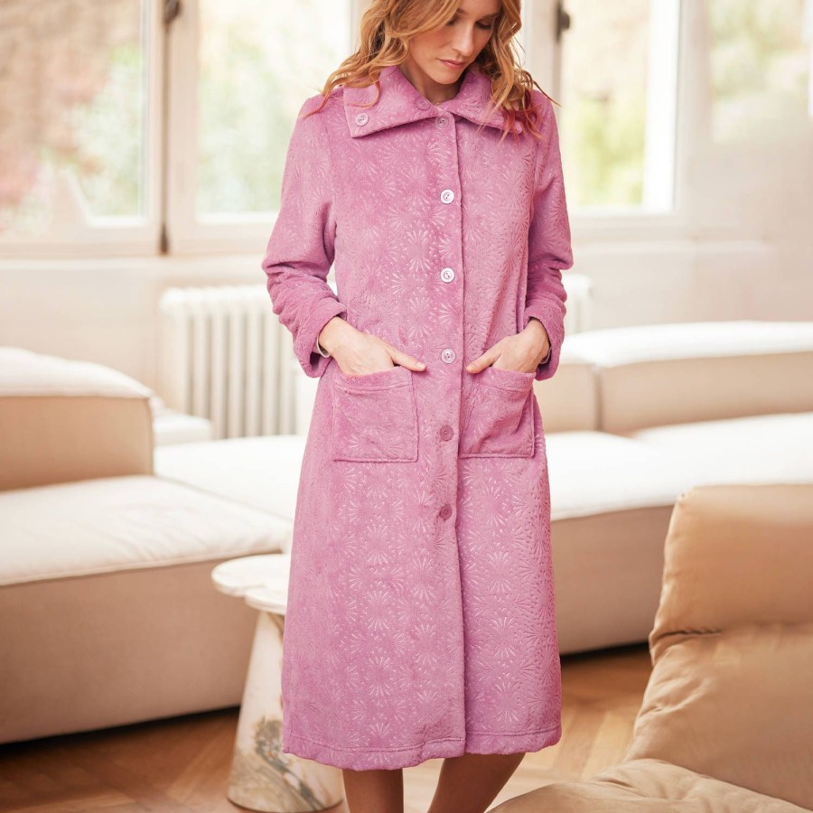 Lingerie De Nuit Canat | Robe De Chambre Blush