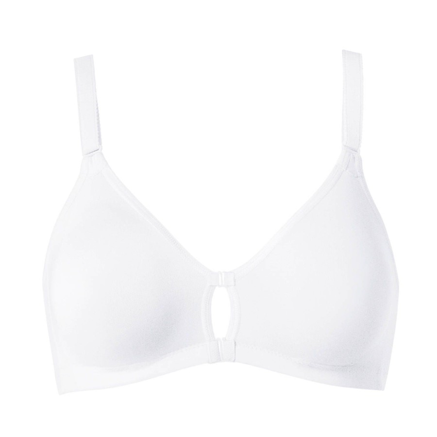 Soutiens-Gorge Triumph | Brassiere De Sport Ouverture Frontale Fitness Blanc