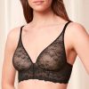 Soutiens-Gorge Triumph | Soutien-Gorge Moule En Dentelle Noir