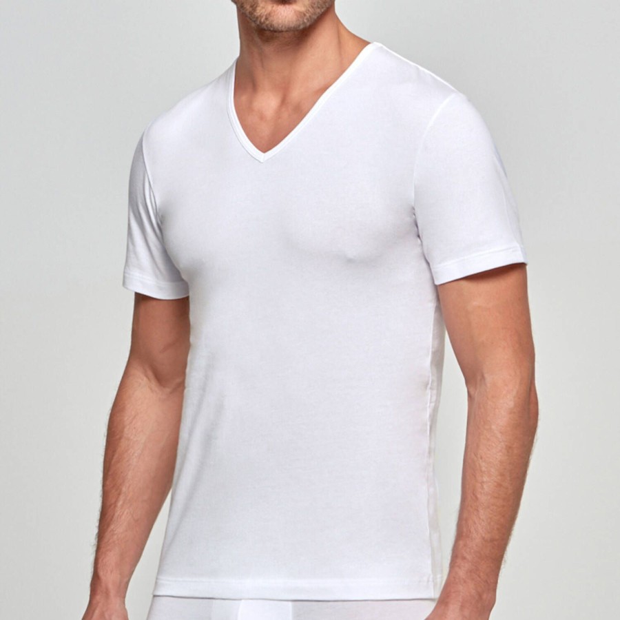 Homme Impetus T-Shirt Et Debardeur Homme | T-Shirt Homme En Coton Blanc