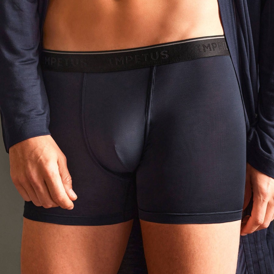 Homme Impetus Boxer Homme | Boxer Long Homme Navy Blue