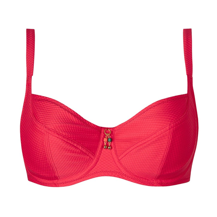 Maillots De Bain Antigel Emboitant | Haut De Maillot De Bain Corbeille Fitting Corail Vogue