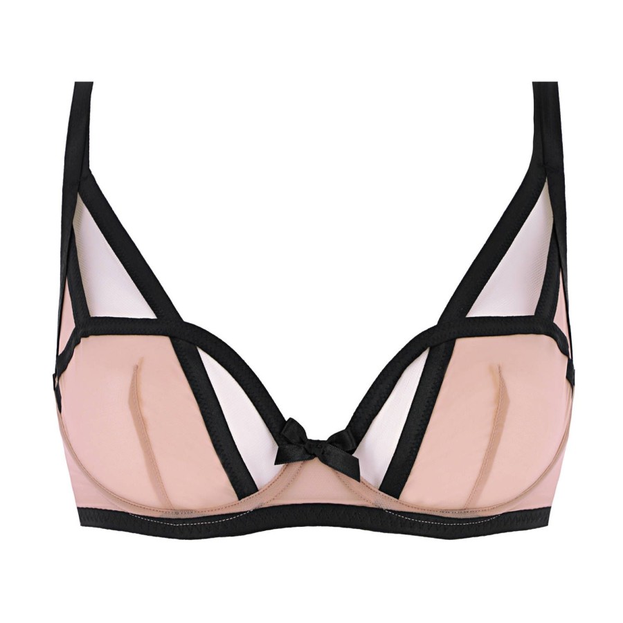 Soutiens-Gorge Agent Provocateur | Soutien-Gorge Armatures Ouvert Mink