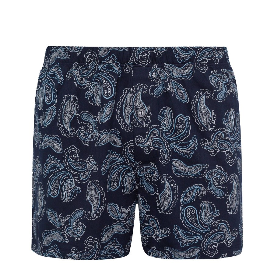 Homme Hanro Calecon Homme | Calecon Homme En Coton Wavy Paisley