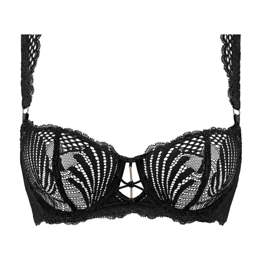 Soutiens-Gorge Aubade | Soutien-Gorge Corbeille En Dentelle Noir