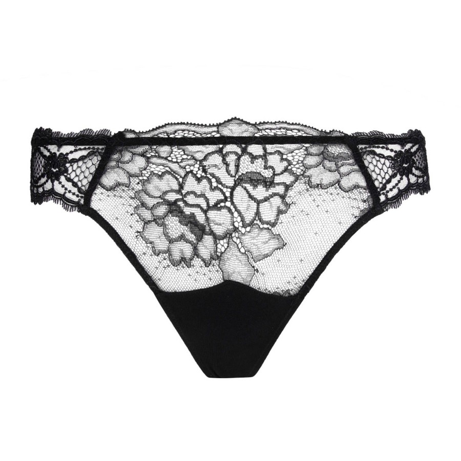 Culottes Lise Charmel | Tanga En Dentelle Noir