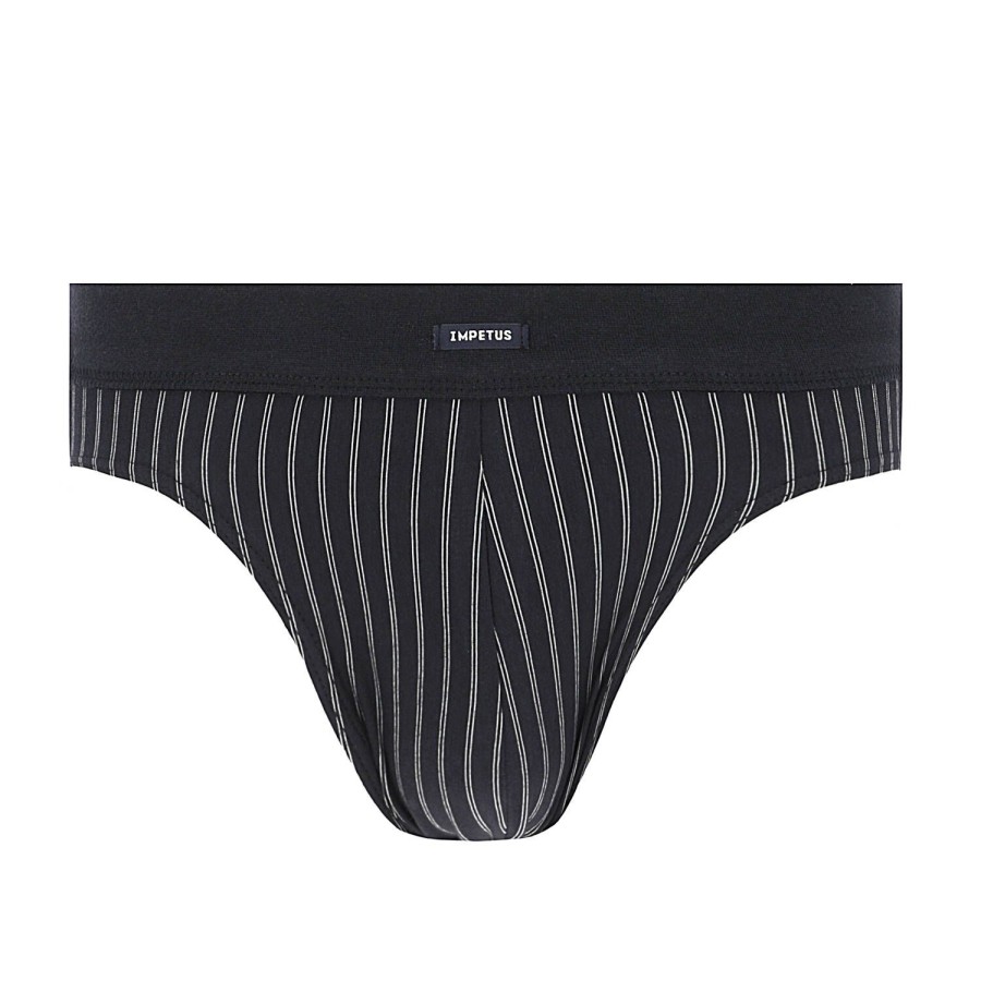 Homme Impetus Slip Homme | Slip Raye Homme En Coton Navy Blue