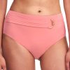 Maillots De Bain Chantelle Culotte Haute | Bas De Maillot De Bain Culotte Haute Rose