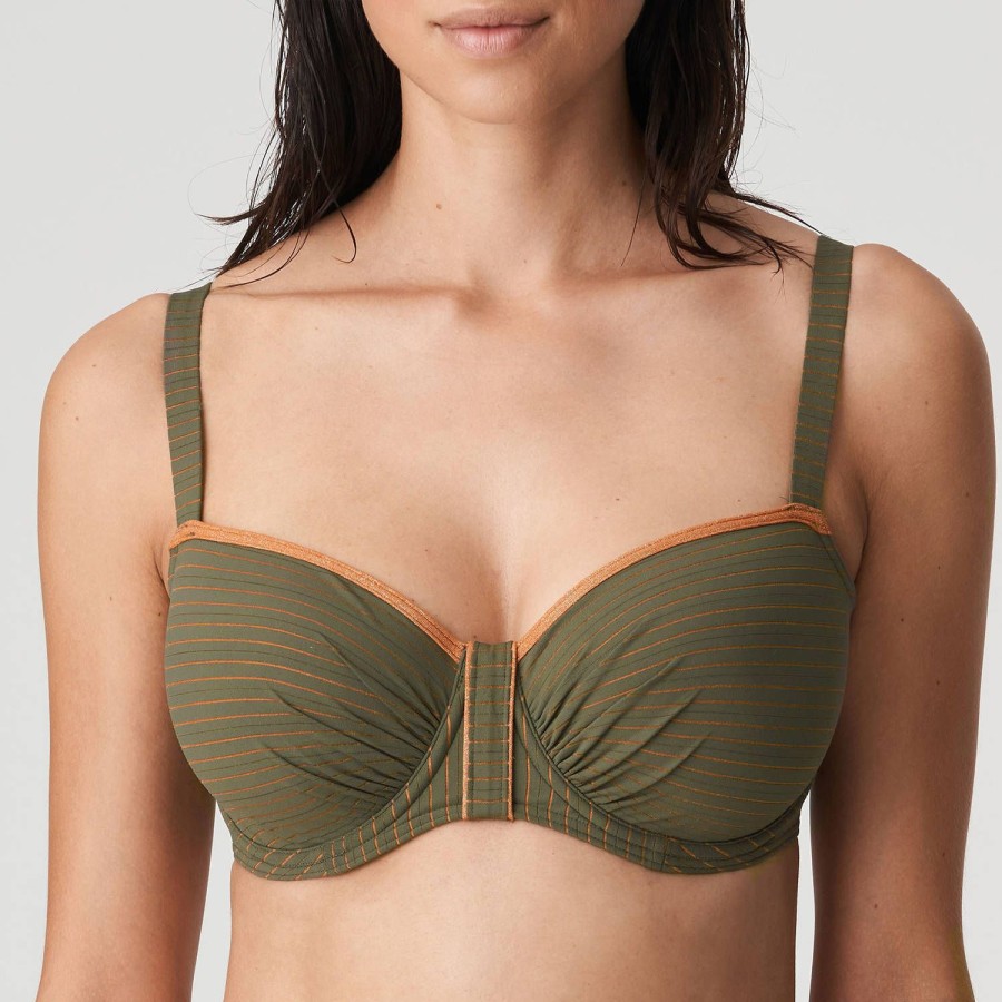 Maillots De Bain PrimaDonna Balconnet | Haut De Maillot De Bain Balconnet Rembourre Paradise Green