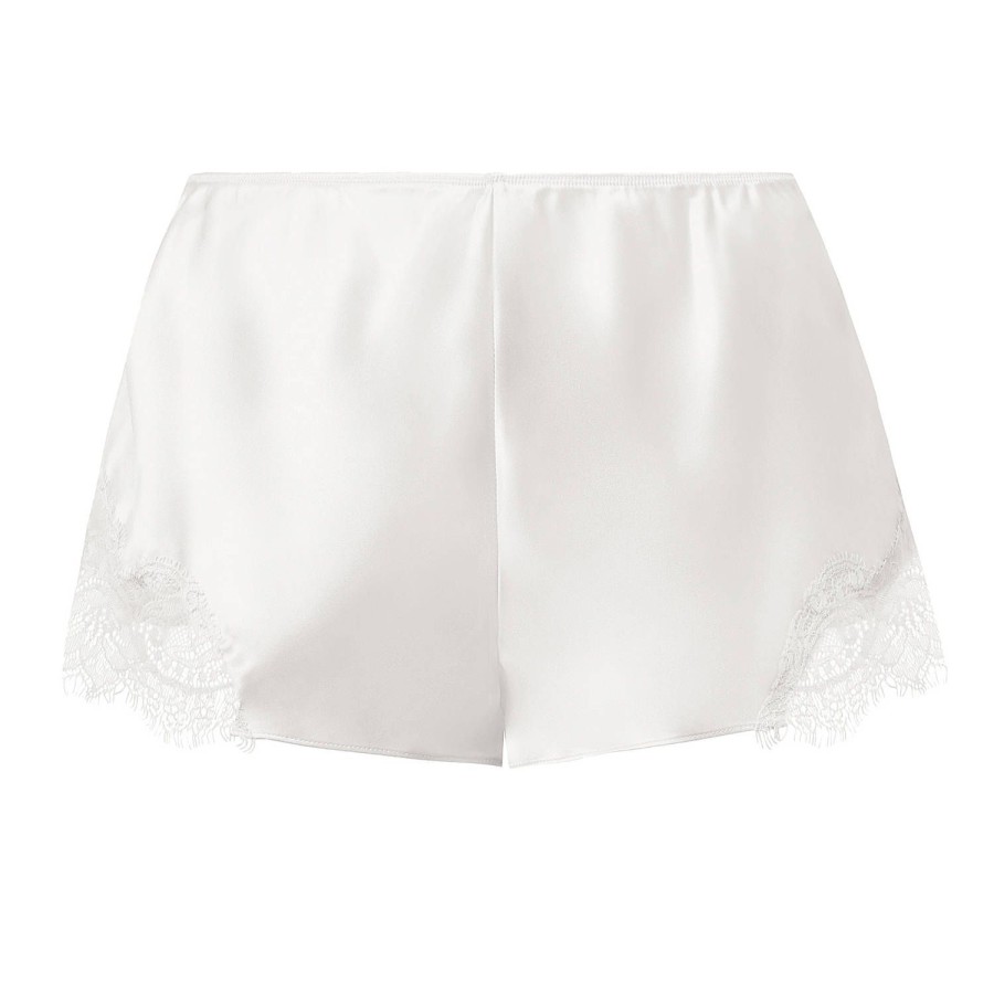 Lingerie De Nuit Sainted Sisters | Short En Soie Ivory