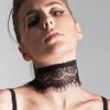 Lingerie Maison Close | Chocker En Dentelle Noir