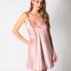 Lingerie La Perla | Nuisette Babydoll En Soie Pink Powder