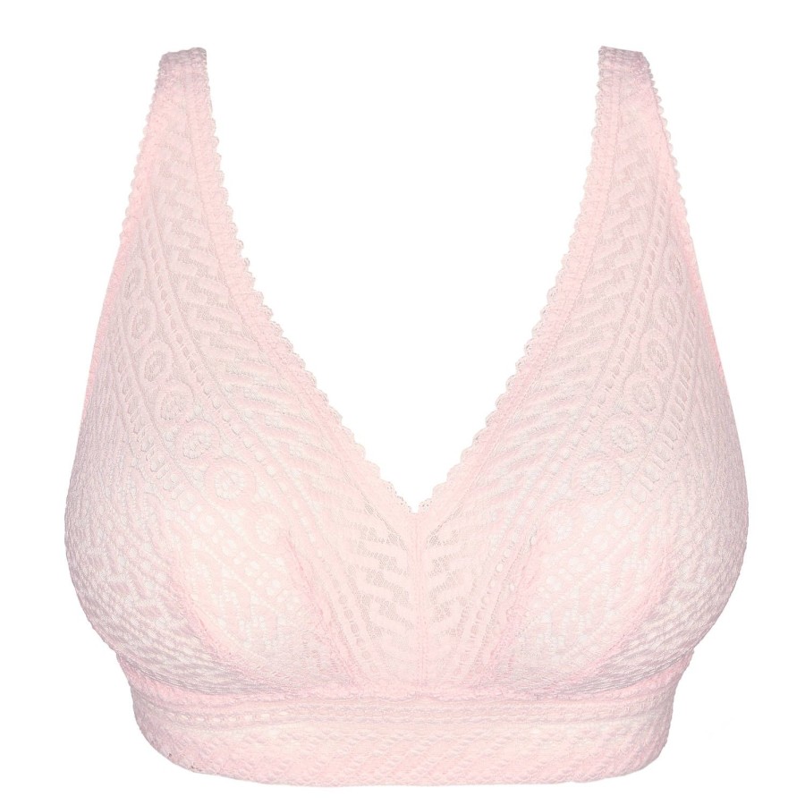 Soutiens-Gorge PrimaDonna | Soutien-Gorge Sans Armatures En Dentelle Crystal Pink