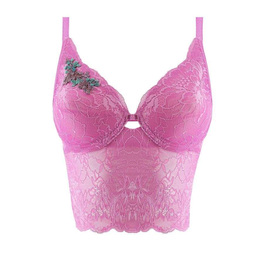 Soutiens-Gorge Triumph | Soutien-Gorge Bustier En Dentelle Flash Pink