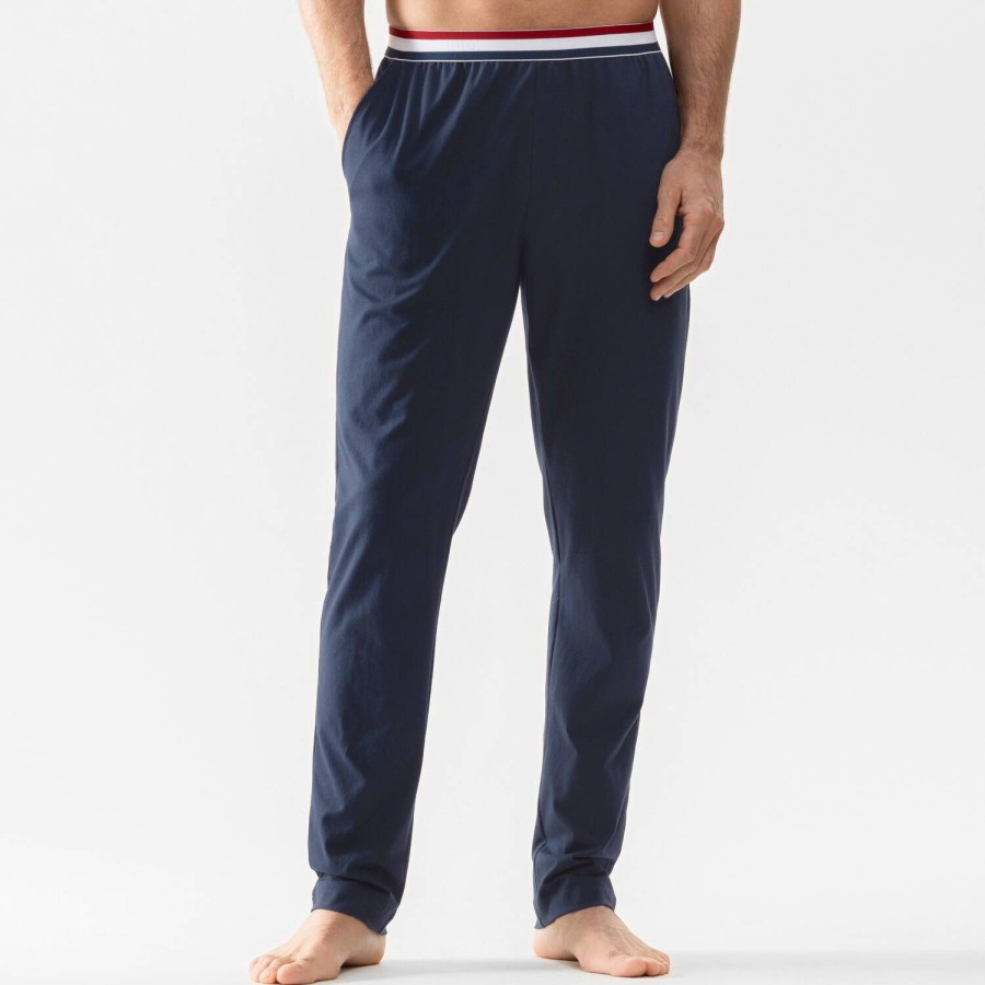 Homme Mey Ensemble De Detente Homme | Pantalon Homme En Coton Yacht Blue