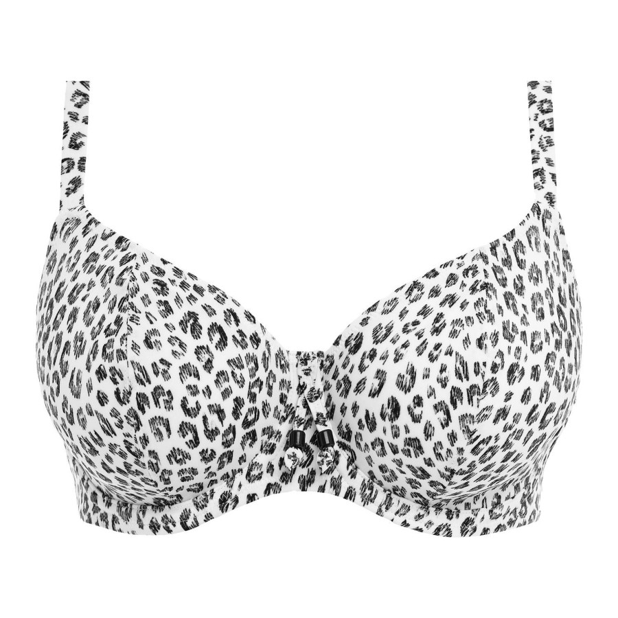 Maillots De Bain Freya Armatures | Haut De Maillot De Bain Decollete Plongeant Leopard