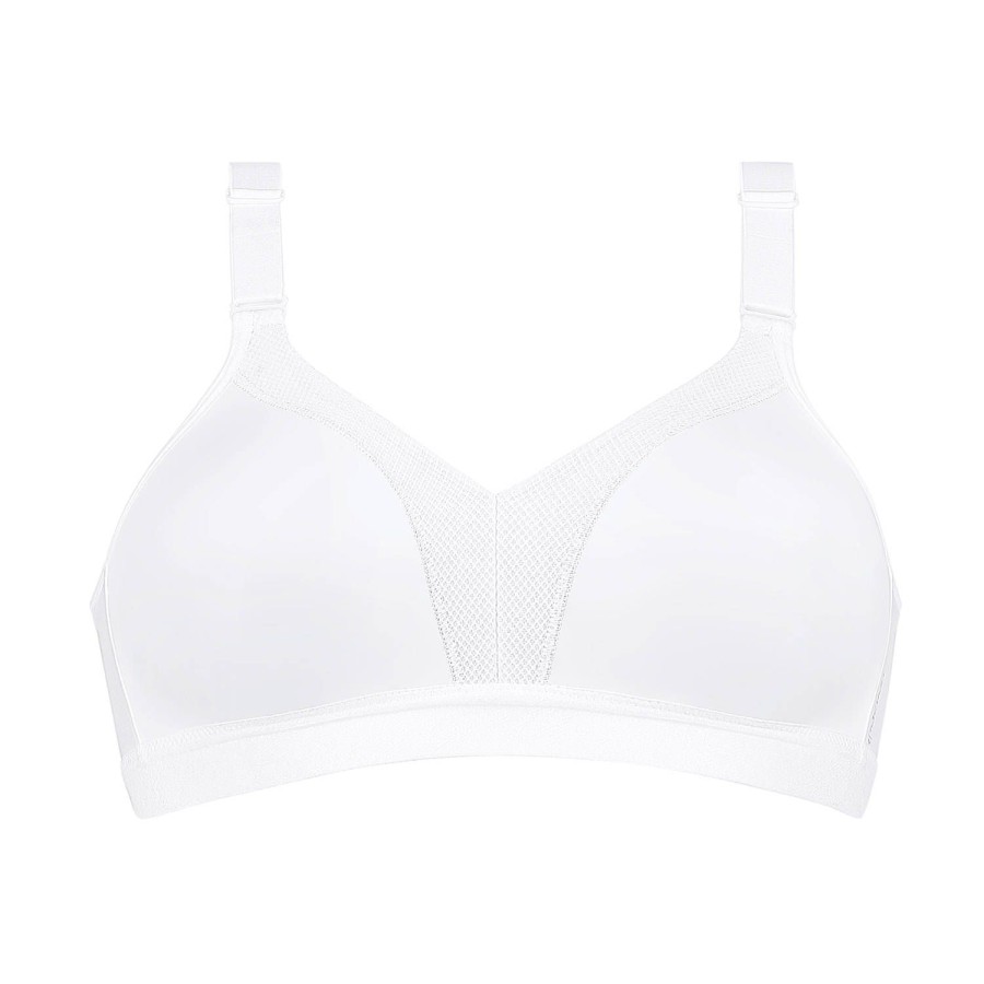 Soutiens-Gorge Triumph | Brassiere De Sport Wellness Blanc