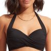 Maillots De Bain Seafolly Coques | Haut De Maillot De Bain Coques Noir