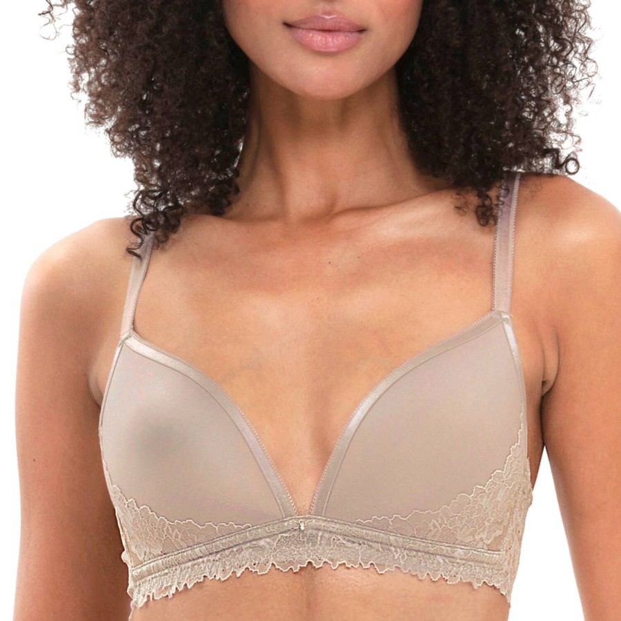 Soutiens-Gorge Mey | Soutien-Gorge Spacer Sans Armatures En Dentelle New Toffee