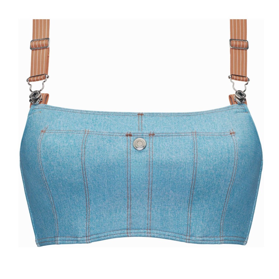 Soutiens-Gorge Marlies Dekkers | Soutien-Gorge Bustier Denim Blue