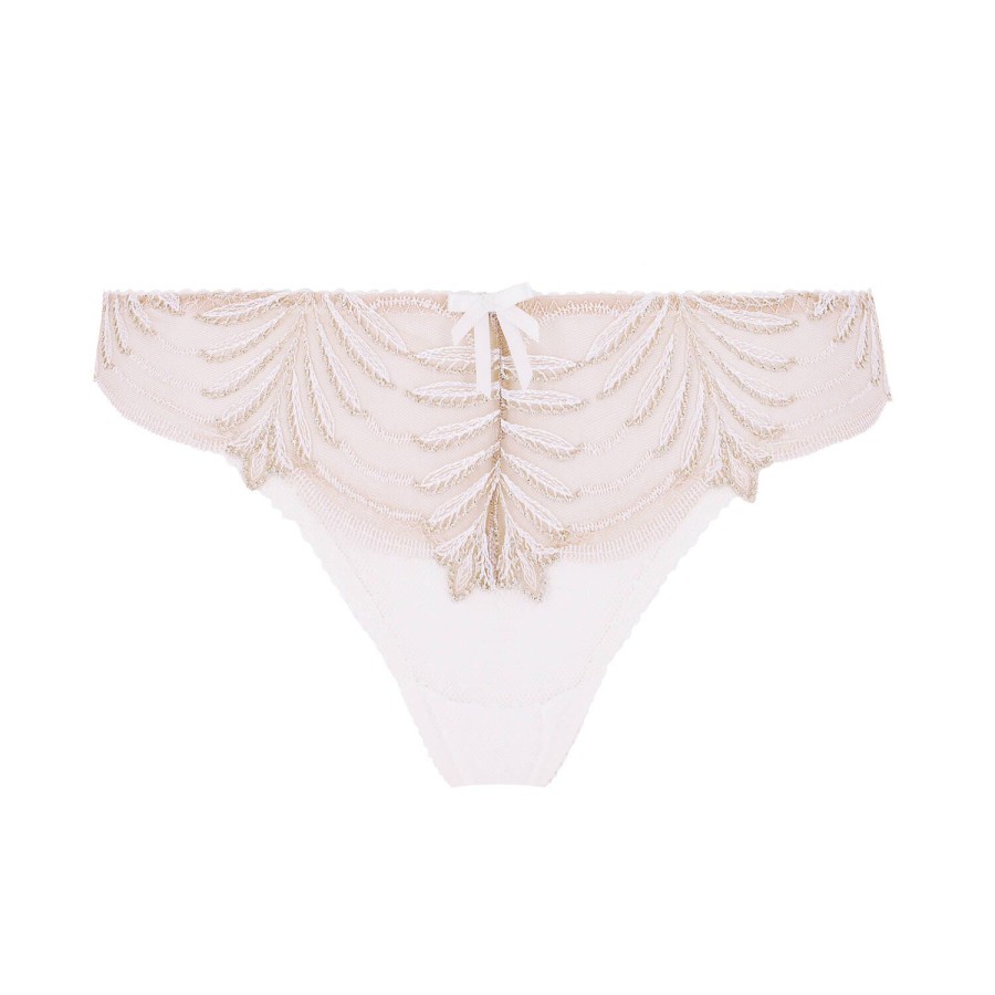 Culottes Aubade | Tanga Gold Feather