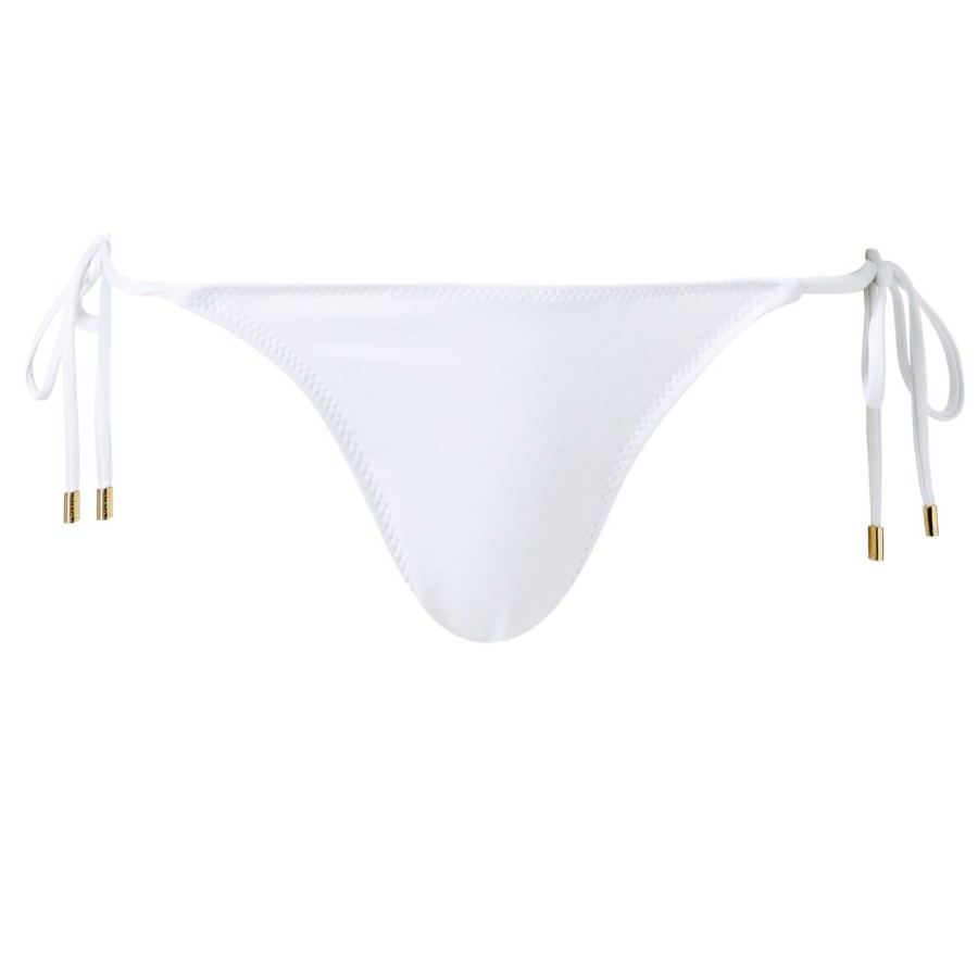 Maillots De Bain Melissa Odabash Culotte Et Slip | Bas De Maillot De Bain Slip Ficelles Andorra Blanc