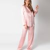 Lingerie De Nuit La Perla | Pyjama En Soie Pink Powder