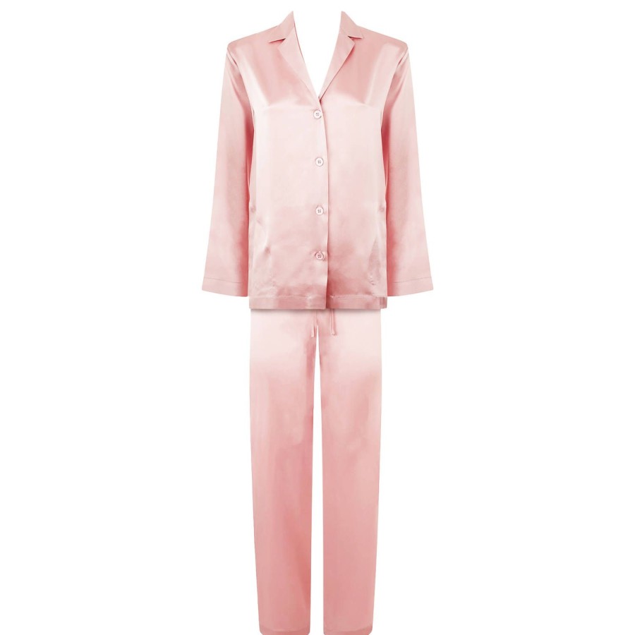 Lingerie De Nuit La Perla | Pyjama En Soie Pink Powder