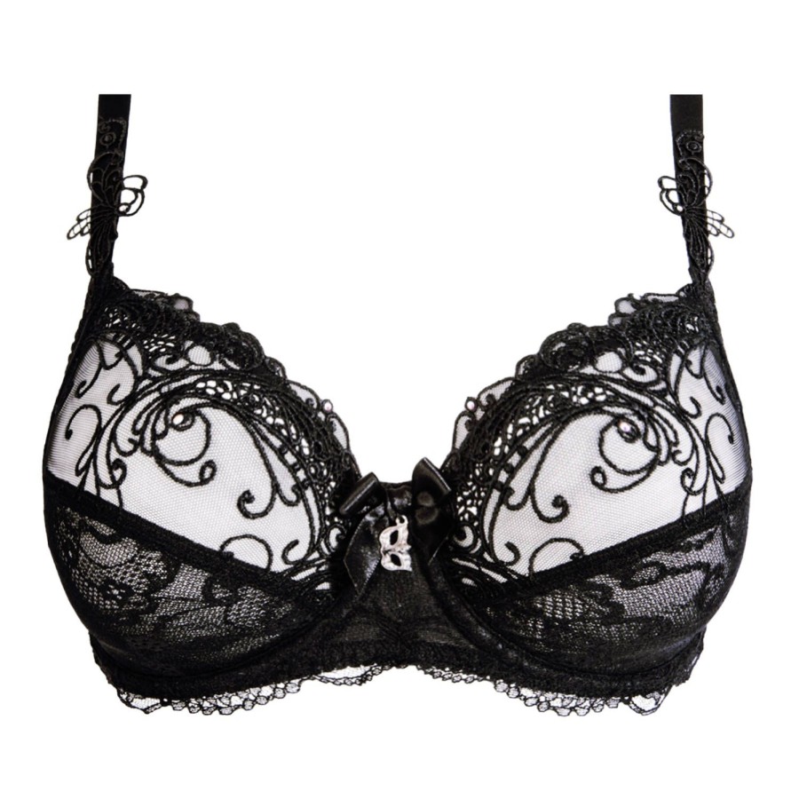 Soutiens-Gorge Lise Charmel | Soutien-Gorge Armatures Bien-Etre En Dentelle Noir