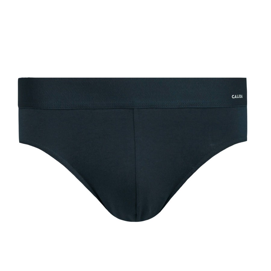 Homme Calida Slip Homme | Slip Homme En Coton Dark Sapphire