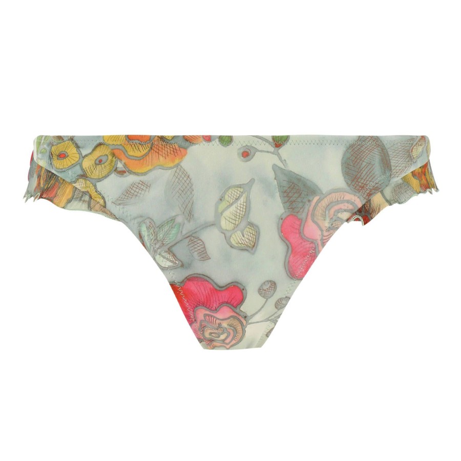 Maillots De Bain Pain de Sucre Bresilien / Tanga | Bas De Maillot De Bain Tanga Alala Imprimes Fleuris