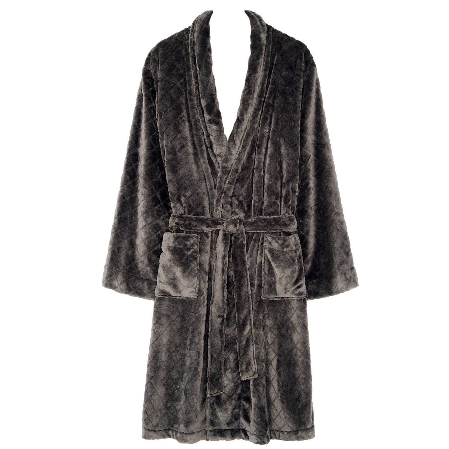 Homme HOM Peignoir & Robe De Chambre Homme | Peignoir Homme Grey