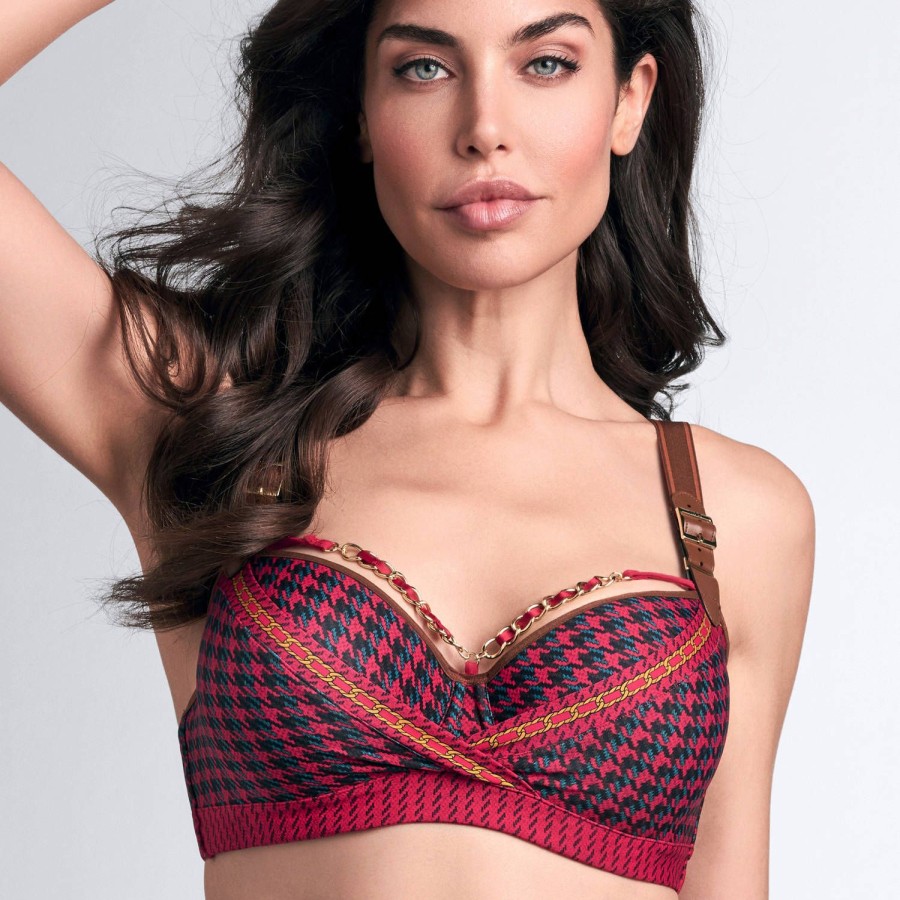 Soutiens-Gorge Marlies Dekkers | Soutien-Gorge Balconnet Red Pied De Poule