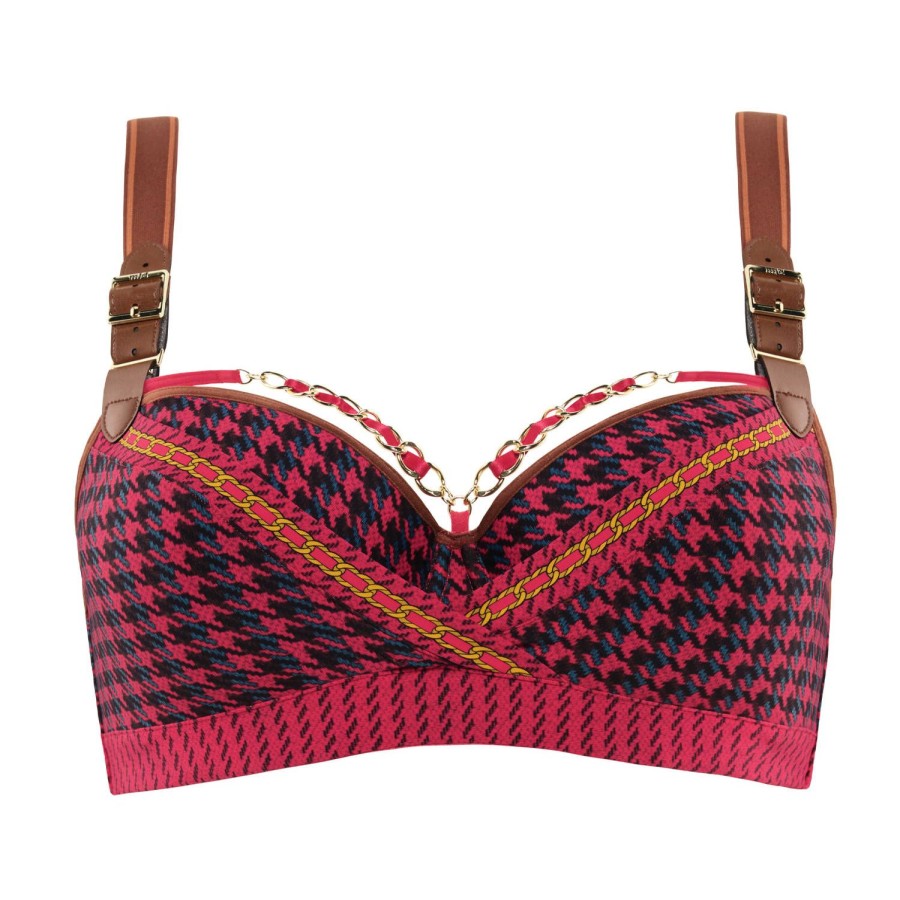 Soutiens-Gorge Marlies Dekkers | Soutien-Gorge Balconnet Red Pied De Poule