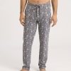 Homme Hanro Ensemble De Detente Homme | Pantalon Imprime Homme En Coton Pure Botany Print