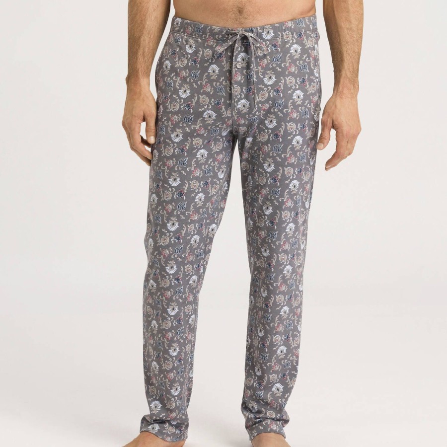 Homme Hanro Ensemble De Detente Homme | Pantalon Imprime Homme En Coton Pure Botany Print