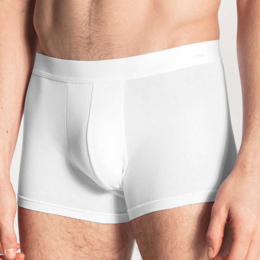 Homme Calida Boxer Homme | Boxer Homme En Coton Blanc