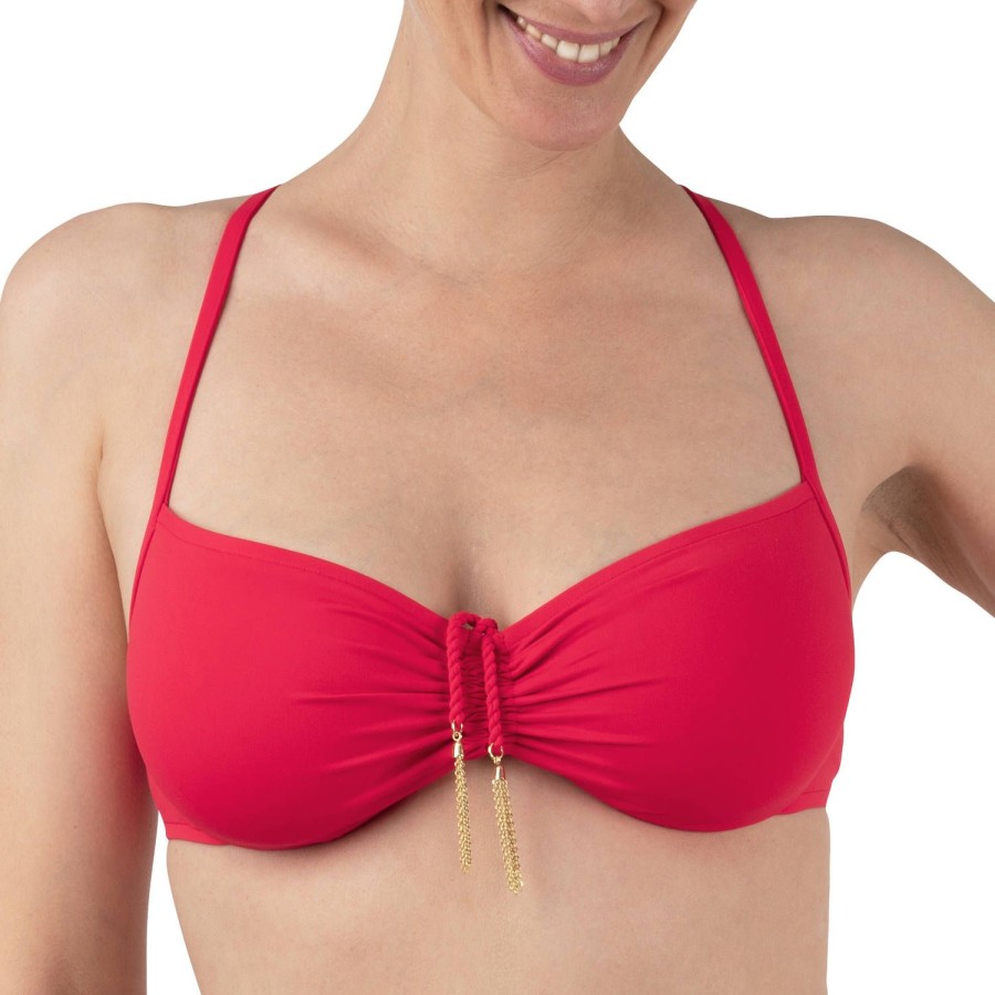 Maillots De Bain Lise Charmel Armatures | Haut De Maillot De Bain Corbeille Arty Cerise