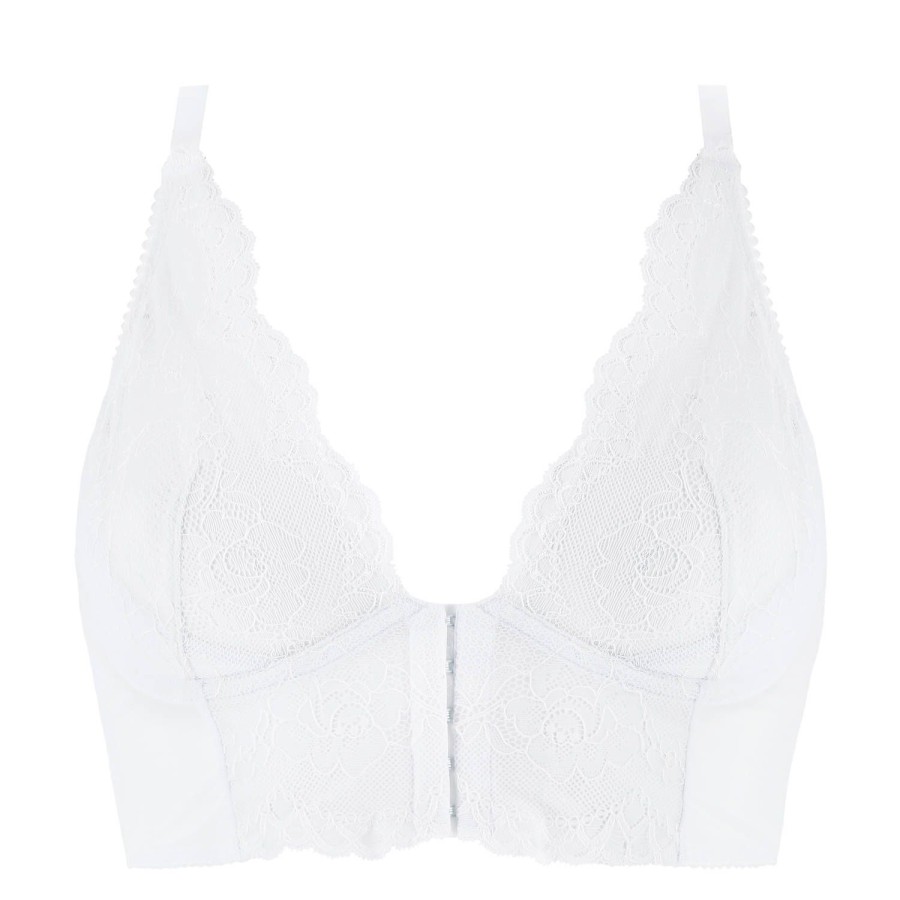 Soutiens-Gorge Gossard | Soutien-Gorge Bustier En Dentelle Blanc