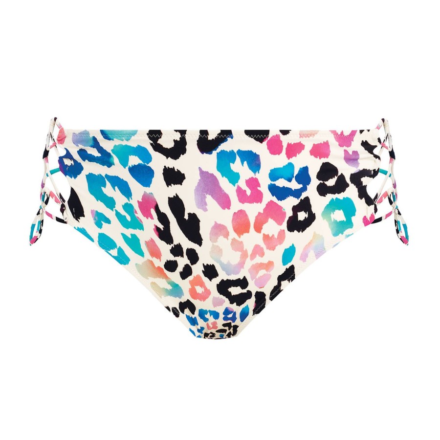 Maillots De Bain Elomi Culotte Haute | Bas De Maillot De Bain Culotte Haute Lacets Multi