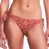 Maillots De Bain Chantelle Bresilien / Tanga | Bas De Maillot De Bain Slip Lacets Leopard Orange