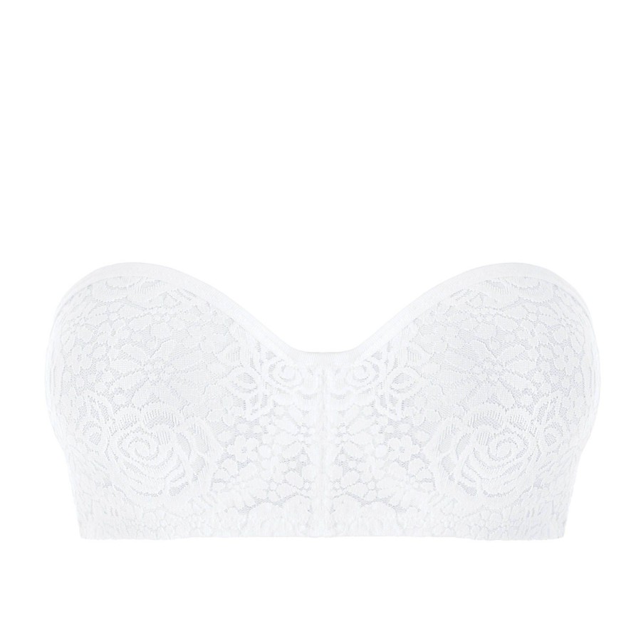 Soutiens-Gorge Wacoal | Soutien-Gorge Bandeau En Dentelle Ivoire