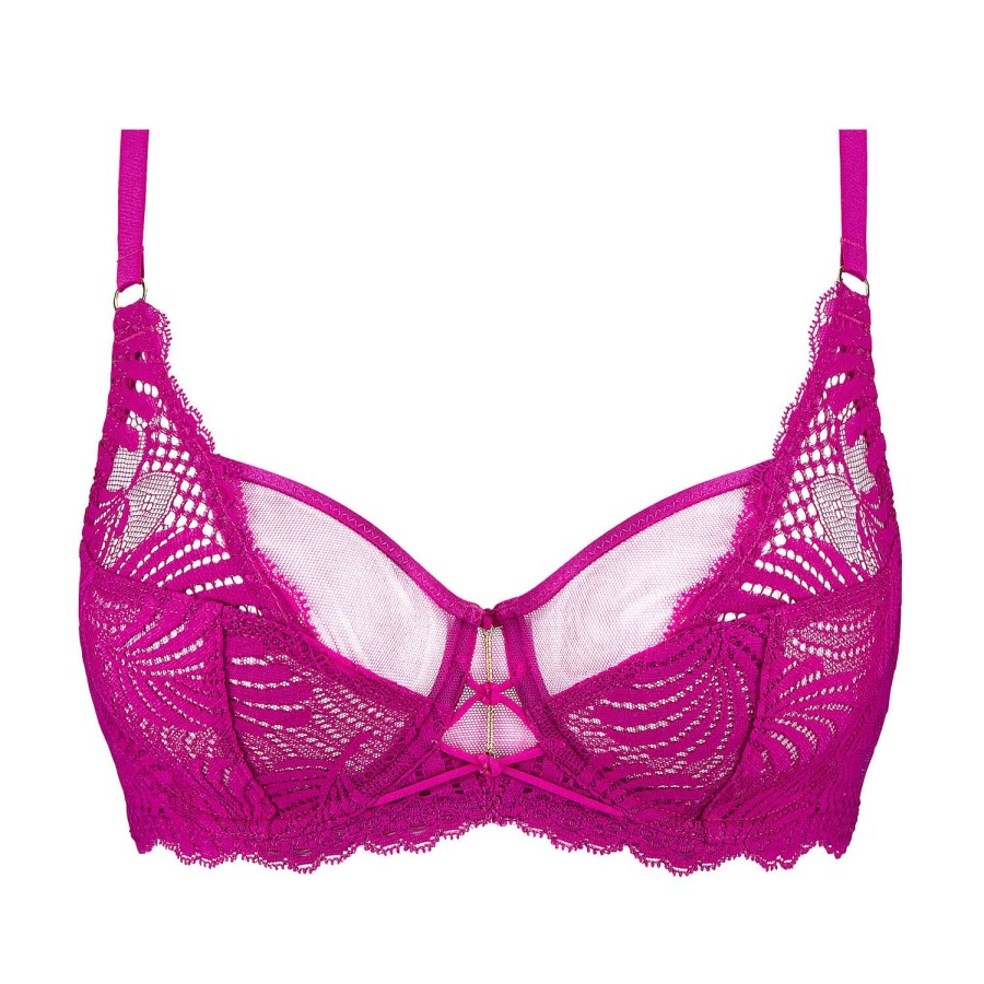 Soutiens-Gorge Aubade | Soutien-Gorge Emboitant En Dentelle Radiant Pink