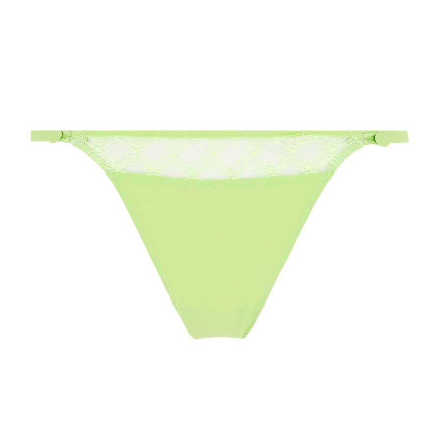 Culottes Simone Pérèle | Tanga Lime